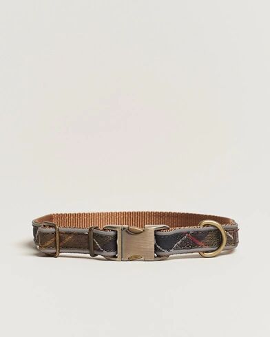 Barbour International Reflective Tartan Dog Collar Classic men S Brun