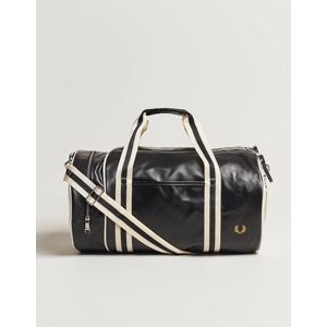 Fred Perry Classic Barrel Bag Black/Ecru men One size Sort