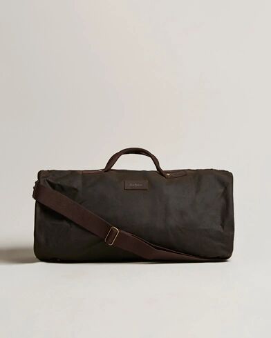 Barbour Lifestyle Wax Holdall Olive men One size Grøn