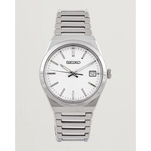 Seiko Sapphire 39mm Steel White Dial men One size Sølv,Hvid