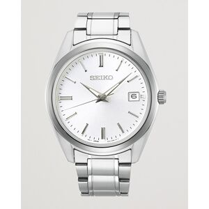 Seiko Sapphire 40mm Steel Silver Dial men One size Sølv