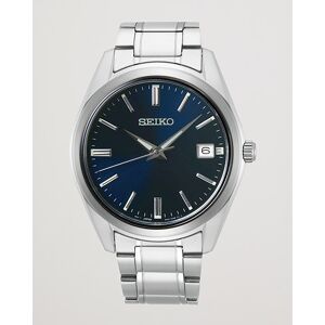 Seiko Sapphire 40mm Steel Blue Dial men One size Sølv,Blå