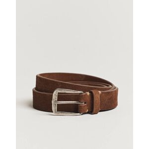 Massimo Alba Narrow Belt Brown Suede men XL Brun