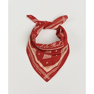 RRL Deco Print Bandana Turkey Red men One size Rød