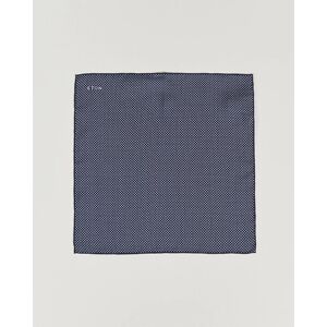 Eton Silk Polka Dot Pocket Square Navy men One size Blå