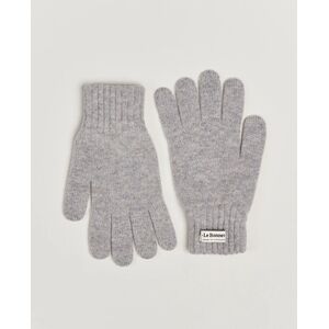 Le Bonnet Merino Wool Gloves Smoke men L Grå