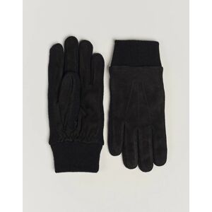 Hestra Geoffery Suede Wool Tricot Glove Black men 8,5 Sort