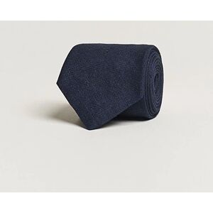 Amanda Christensen Hopsack Linen 8cm Tie Navy men One size Blå