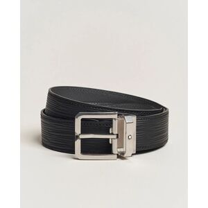 Montblanc 35mm Leather Belt Black men One size Sort