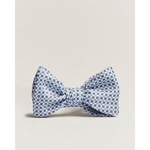 E. Marinella Silk Bow Tie White/Blue men One size Blå