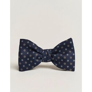 E. Marinella Silk Bow Tie Navy men One size Blå