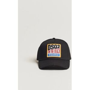 Dsquared2 Tropical Baseball Cap Black men One size Sort