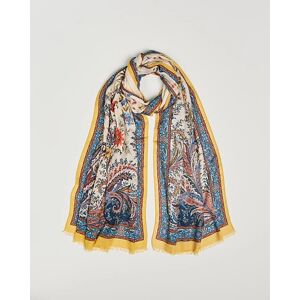 Etro Modal/Cashmere Printed Scarf Yellow men One size Gul,Flerfarvet