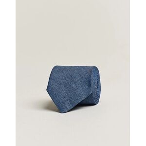 Amanda Christensen Hopsack Linen 8cm Tie Denim Blue men One size Blå