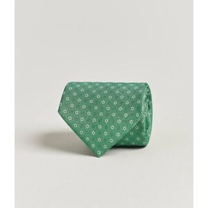 E. Marinella 3-Fold Printed Silk Tie Green men One size Grøn