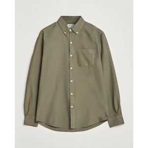 Colorful Standard Classic Organic Oxford Button Down Shirt Dusty Olive men S Grøn
