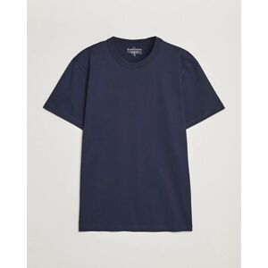 Bread & Boxers Pima Cotton Crew Neck T-Shirt Navy Blue men L Blå