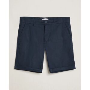 KnowledgeCotton Apparel Regular Chino Poplin Shorts Total Eclipse men W29 Blå