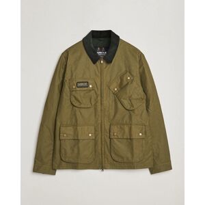 Barbour International Sefton Waxed Jacket Olive Branch men XL Grøn