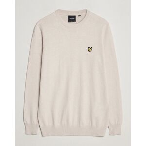 Lyle & Scott Cotton/Merino Knitted Crew Neck Cove men XL Beige