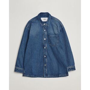 AMI Oversized Denim Jacket Used Blue men XL Blå