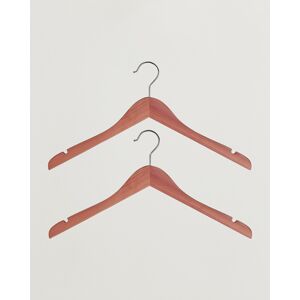 Care with Carl 2-Pack Cedar Wood Shirt Hangers men One size