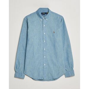 Polo Ralph Lauren Slim Fit Chambray Shirt Washed men M Blå