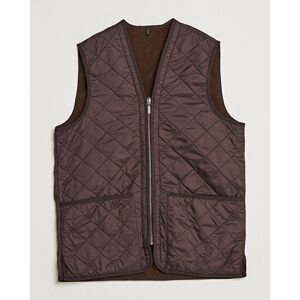 Barbour Lifestyle Quilt Waistcoat/Zip-In Liner Brown men L/UK40-42 Brun