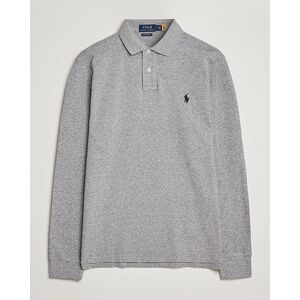 Polo Ralph Lauren Custom Slim Fit Long Sleeve Polo Canterbury Heather men M Grå