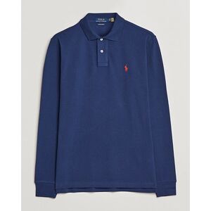 Polo Ralph Lauren Custom Slim Fit Long Sleeve Polo Newport Navy men XXL Blå