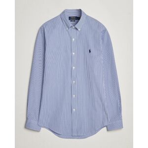 Polo Ralph Lauren Slim Fit Thin Stripe Poplin Shirt Blue/White men XS Blå