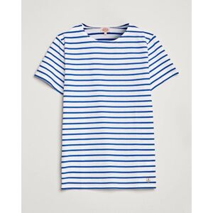 Armor-lux Hoëdic Boatneck Héritage Stripe T-shirt White/Blue men XS Blå