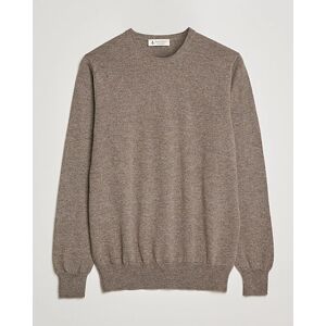 Piacenza Cashmere Cashmere Crew Neck Sweater Brown men 50 Brun