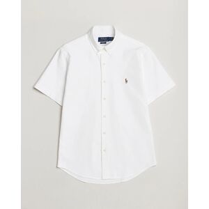 Polo Ralph Lauren Slim Fit Oxford Short Sleeve Shirt White men L Hvid