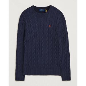 Polo Ralph Lauren Cotton Cable Pullover Hunter Navy men M Blå