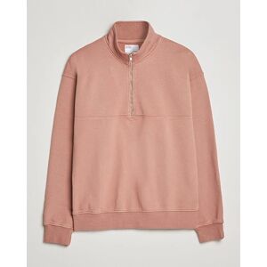 Colorful Standard Classic Organic Half-Zip Rosewood Mist men S Pink