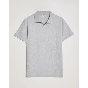 Filippa K Soft Lycra Polo Tee Light Grey Melange men M Grå