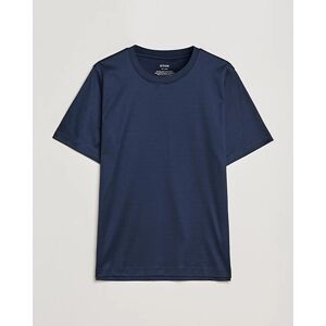 Eton Filo Di Scozia Cotton T-Shirt Navy men S Blå