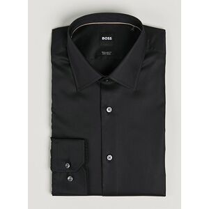 Boss Joe Regular Fit Shirt Black men 45 - XXL Sort