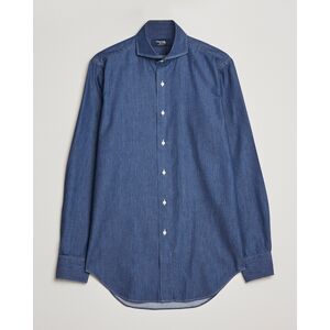 Kamakura Shirts Slim Fit Denim Shirt Dark Indigo men S Blå