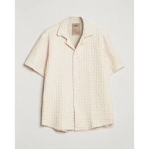 OAS Cuba Waffle Shirt Ecru men M Beige