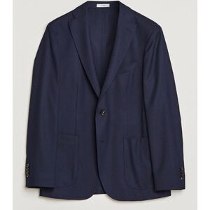 Boglioli K Jacket Wool Hopsack Classic Blazer Navy men 54 Blå