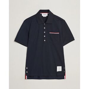 Thom Browne Mercerized Piquet Polo Navy men 2 - M Blå