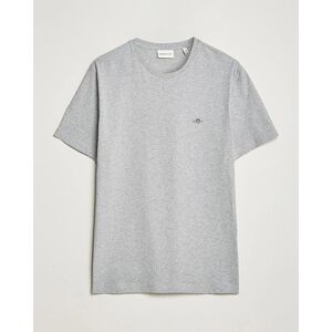 GANT The Original Solid T-Shirt Grey Melange men M Grå