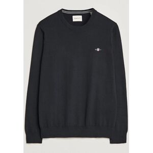 GANT Classic Cotton Crew Neck Black men S Sort