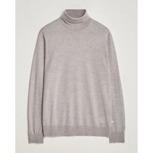 NN07 Richard Wool Rollneck Stone men S Grå