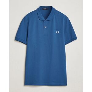 Fred Perry Plain Polo Shirt Midnight Blue men M Blå