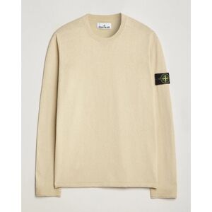 Stone Island Raw Hand Organic Cotton Crew Neck Natural Beige men S Beige