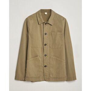 Altea Soft Cotton Shirt Jacket Olive men M Grøn