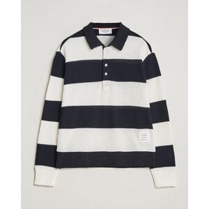 Thom Browne Long Sleeve Rugby White/Navy men M Hvid